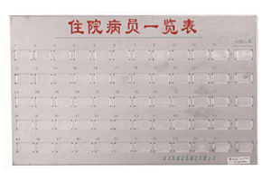 不銹鋼病員一覽表C101、C103